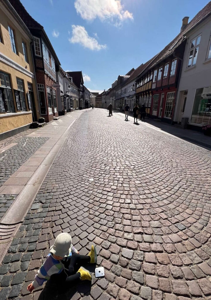 Ribe vanha kaupunki, Tanska.