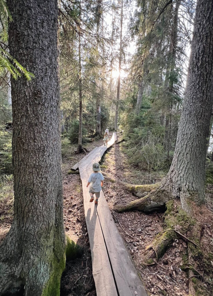 Luontokohteessa lasten kanssa Tampereella