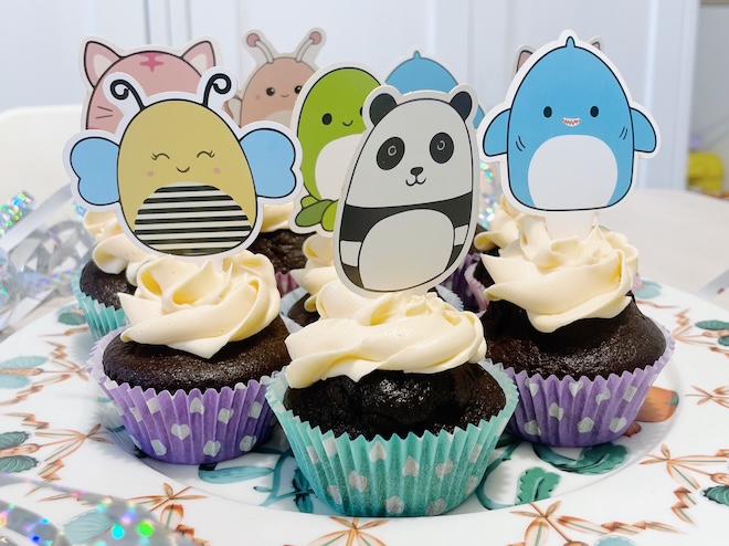 Squishmallows cupcakes