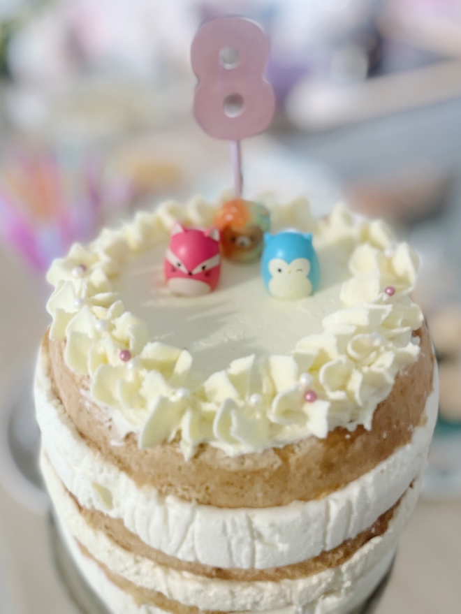 Squishmallows-synttäreiden nakukakku