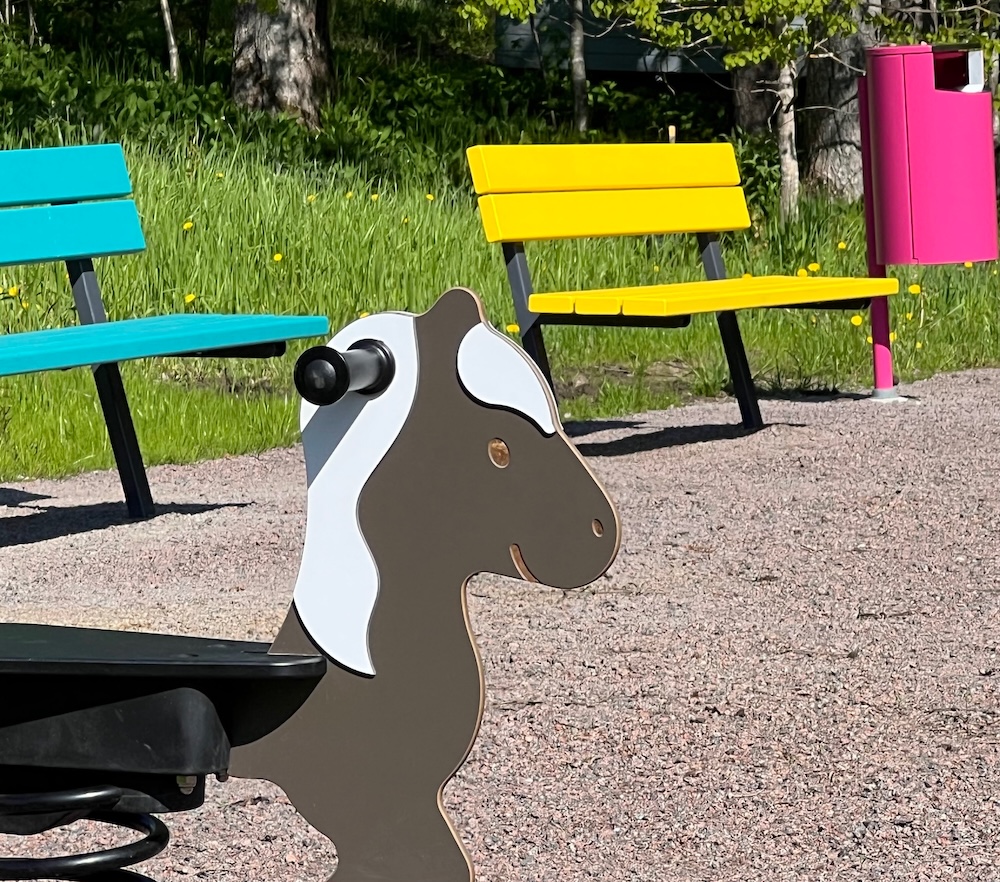 Kepparileikkipuisto Orivedellä.