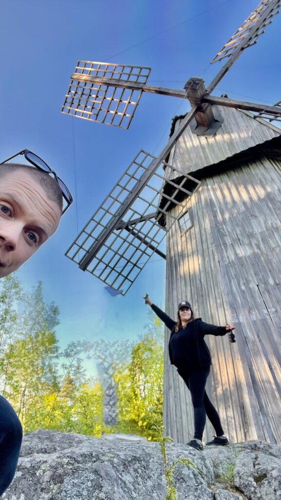 Oriveden museoalueen tuulimylly.